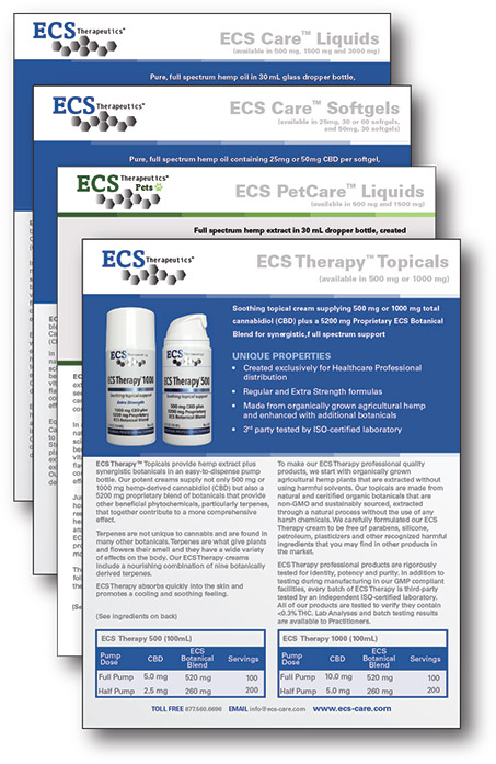 Product Info Sheets